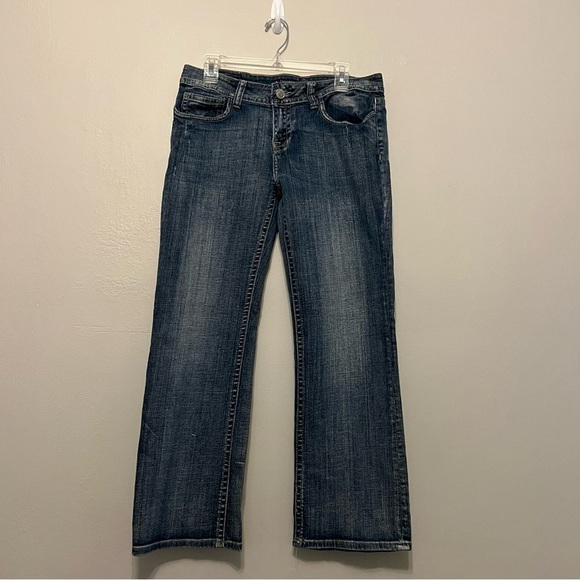 Womens Bootcut Vigoss Y2K  Mid Rise Flap Pocket Jeans Size 11 - Picture 1 of 15